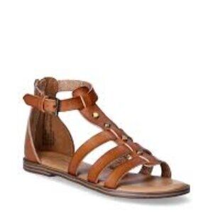 Time and Tru Women’s Studded Gladiator Flat Sandals